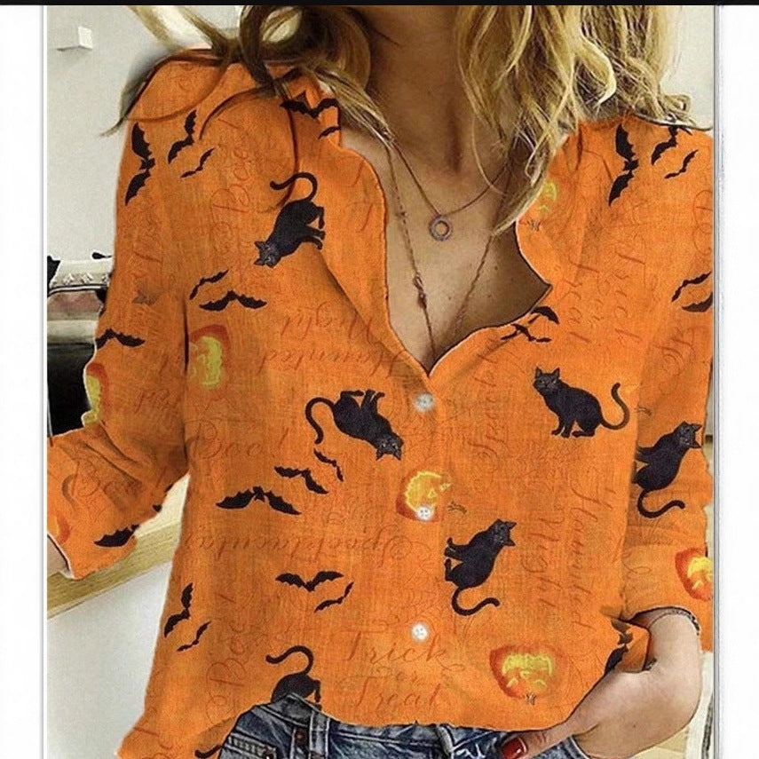 2025 new amazon fashion women's printed top/shirt - in stock, trendy & versatile