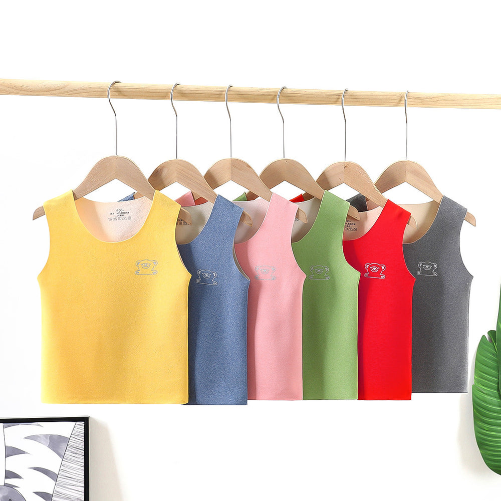 fall/winter new collection: pure cotton kids' warm vest - fleece-lined, extra thick, infant/toddler waistcoat, baby cardigan vest