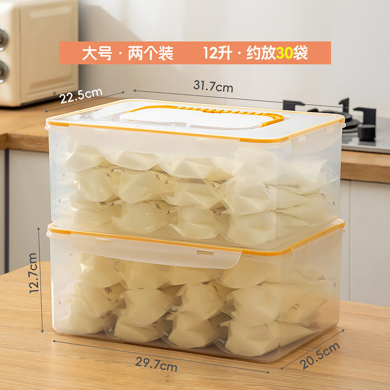 Breast milk storage box Large portable square refrigerated storage box Special sealed fresh-keeping box for refrigerator frozen milk storage box