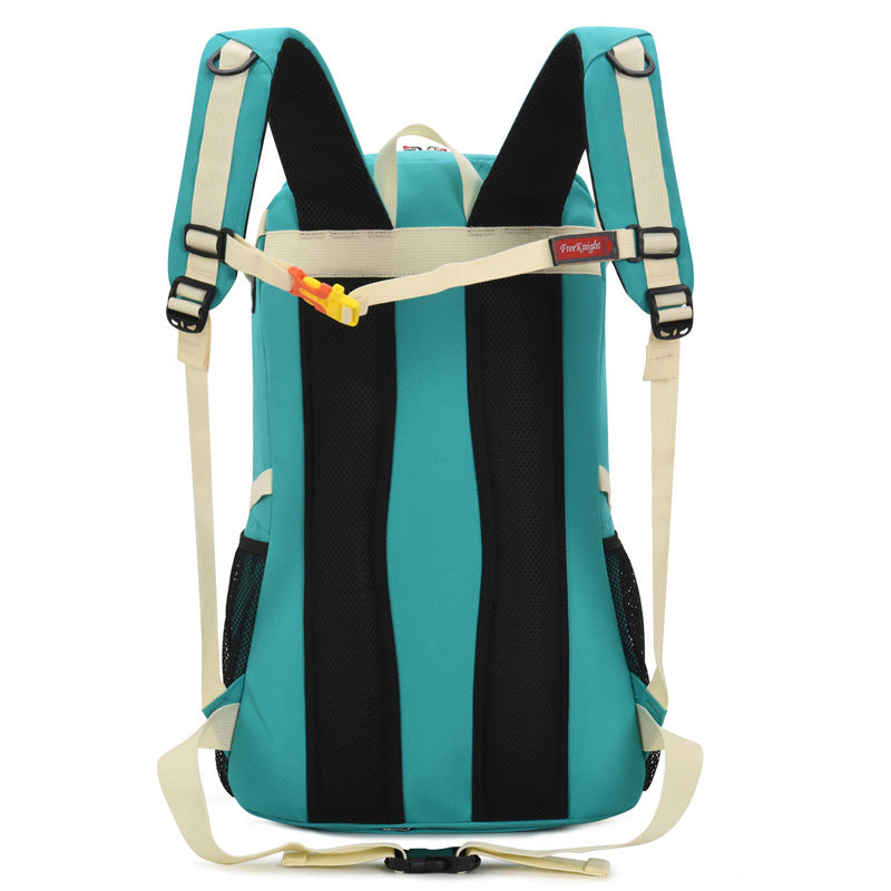 Cross-border mountaineering bag 40L waterproof Oxford cloth mountaineering bag, men's and women's outdoor sports backpack with rain cover