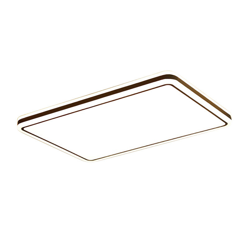 2025 Minimalist style black edge round living room light Zhongshan home improvement lighting whole house package bedroom ceiling light eye protection