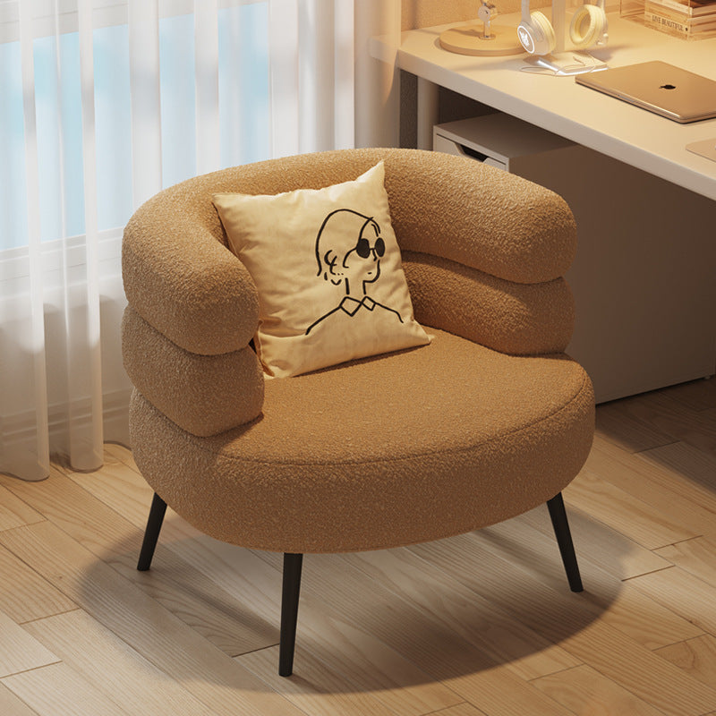 Scandinaviancasual modern sherpa single sofa designer accessible luxury living room balcony small apartment whitecasual chair