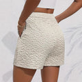 new women's summer elegant jacquard high-waisted casual shorts for cross-border e-commerce on  (us & europe)