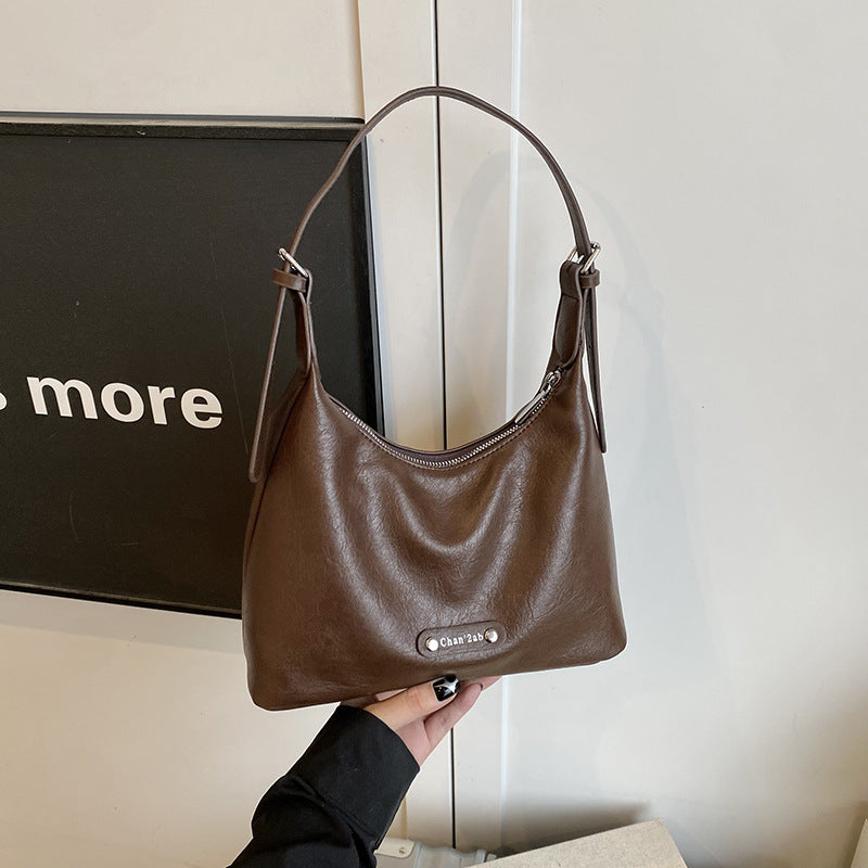 Foreign trade advanced sense underarm bag women 2025 new fashion versatile shoulder messenger bag niche design commuter bag