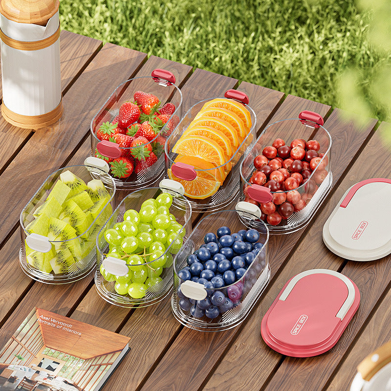 Kitchen spice sealed storage box food grade onion ginger garlic seasoning fresh-keeping box can be stacked with miscellaneous grain classification storage tank