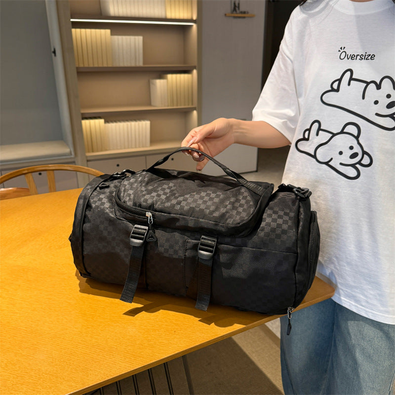 New multi-functional travel bag outdoor leisure double back luggage bag portable shoulder independent shoe compartment swimming training bag