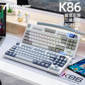 Attack shark k86 mechanical keyboard - wireless tri-mode bluetooth rgb display customizable hot-swappable mechanical keyboard