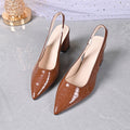 summer new arrival: plus-size women's casual comfort pointed-toe french style fashion high heels for wholesale (export)