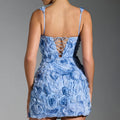 summer new european and american sexy square neck floral slim-fit sexy fashion sleeveless tie-up cami mini dress