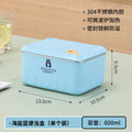 304 stainless steel lunch box - microwave safe, food-grade, airtight container for home use - perfect for fruits and meals