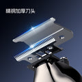 wholesale household hairdressing scissors electric hairdressing device non-digital display fast charging push white beard hairdressing salon hairdressing clipper