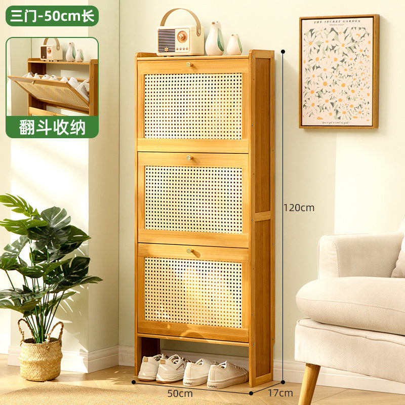 Simple shoe rack household door multi-layer with door dust-proof entry shoe rack shoe cabinet high vertical integrated storage rack