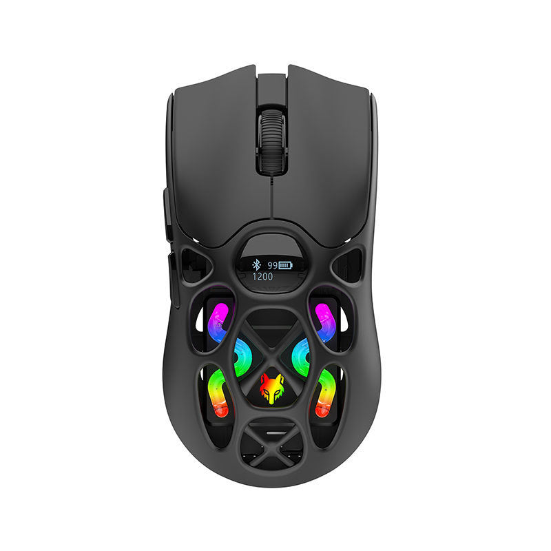 Xuan yin hu h16 tri-mode wireless gaming mouse - lightweight, e-sports, bluetooth, 2.4g, for laptops, office, and desktops
