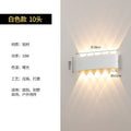 [10 heads] outdoor sand black waterproof wall lamp warm light 10w