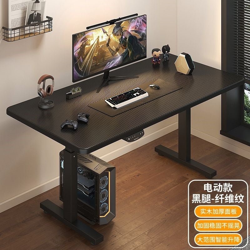 Electric adjustable desk - heavy-duty, reinforced legs - perfect for home office, gaming, study, and computer use