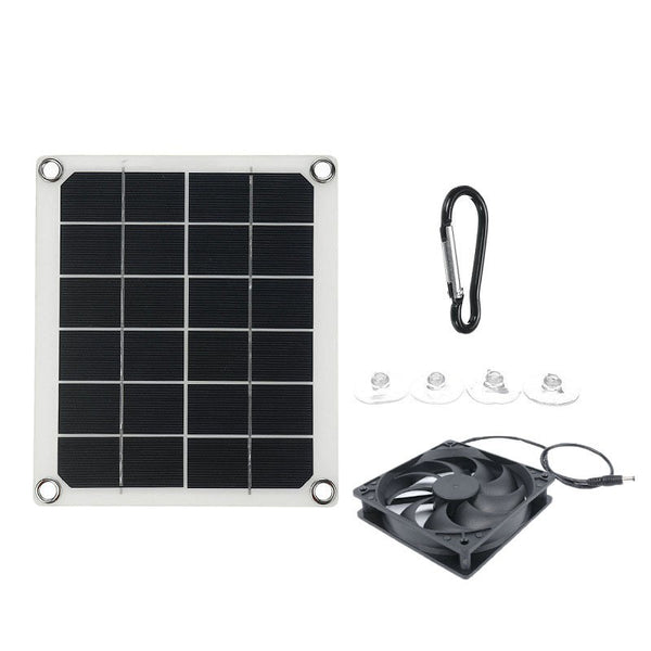 5V10W6 inch solar exhaust fan portable exhaust fan for solar exhaust RV greenhouse pet house