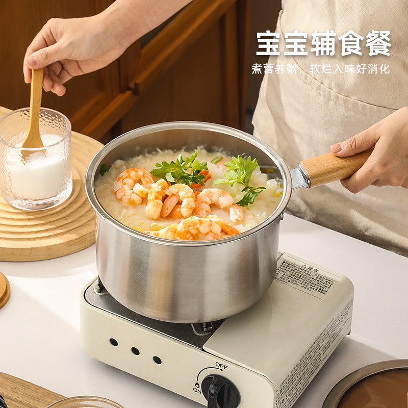 304 stainless steel mini for home fuel-saving multifunctional fryer for frying large-capacity tempura and cooking noodles to filter residue and supplementary food