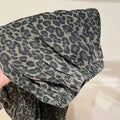 New girls' autumn outfit: versatile leopard print casual pants for baby girls, korean style, trendy and stylish children's wear