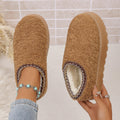 Wholesale women's plus size snow boots: new winter collection - fleece lined, extra thick, warm, platform, height increasing, furry cotton boots and shoes