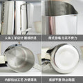 Stainless steel coffee latte art cup graduated measuring cup american coffee milk jug pointed mouth milk foam cup latte art handy gadget milk cup