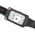 2025 new smart bracelet for women - cute cat design, multifunctional health & fitness tracker for middle and high school students, stylish and trendy