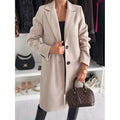 Fashionexport cross-border  new arrival women's autumn and winter woolen outwear women's red british a-line cloak tops