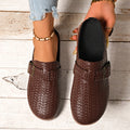 Amazon independent station  cross-border foreign trade large size slippers spring & fall new style retro casual slip-on toe slippers
