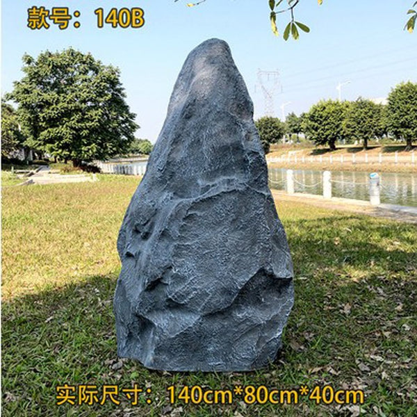 Simulation stone landscaping fake stone garden garden decoration resin gray simulation stone props