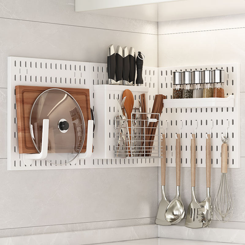 No punching hole board Shelf Kitchen hole board Accessories Storage and finishing Display rack Multifunctional hole board