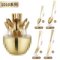 supply 1010 stainless steel tableware western cutlery, fork and spoon set 24-piece set silver egg golden egg mood egg gift