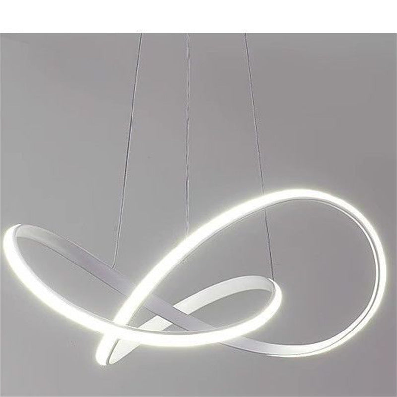 Circular clover pendant light - led restaurant minimalist modern living room dining table bedroom dining room creative bar lighting fixture