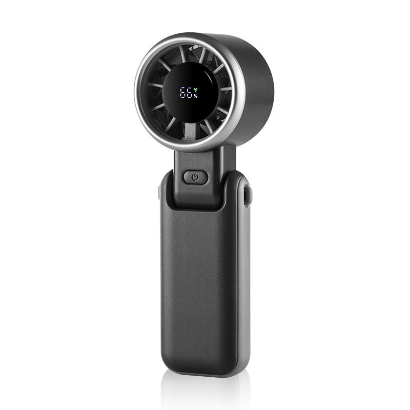 three-in-one handheld turbine high-speed small fan charging new ice-sensing electric fan portable bladeless wind span