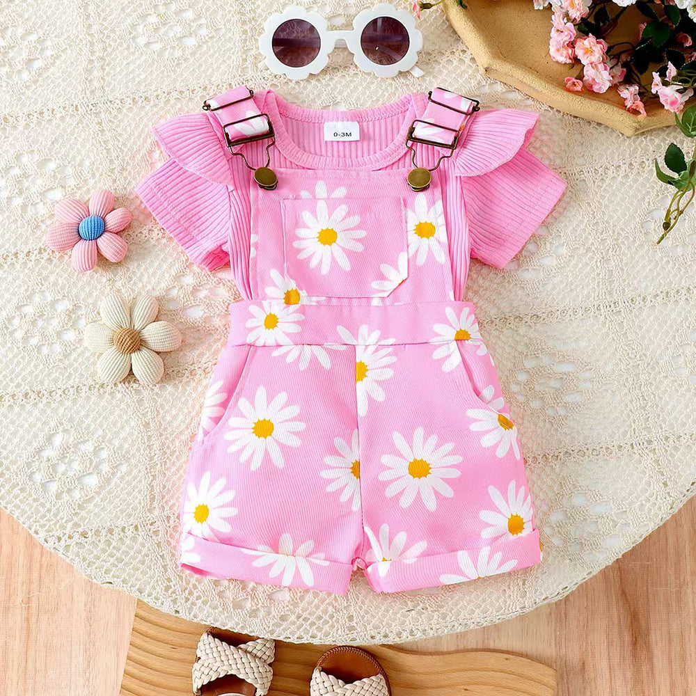 Children's clothing  cross-border fashionsummer children's clothing multi-color short-sleeved khaki + full printed picture
