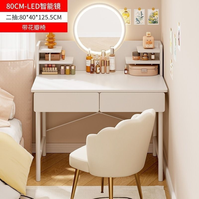 Minimalist modern vanity table for small apartments - new arrival! stylish makeup desk for rent, bedroom bedside small vanity table