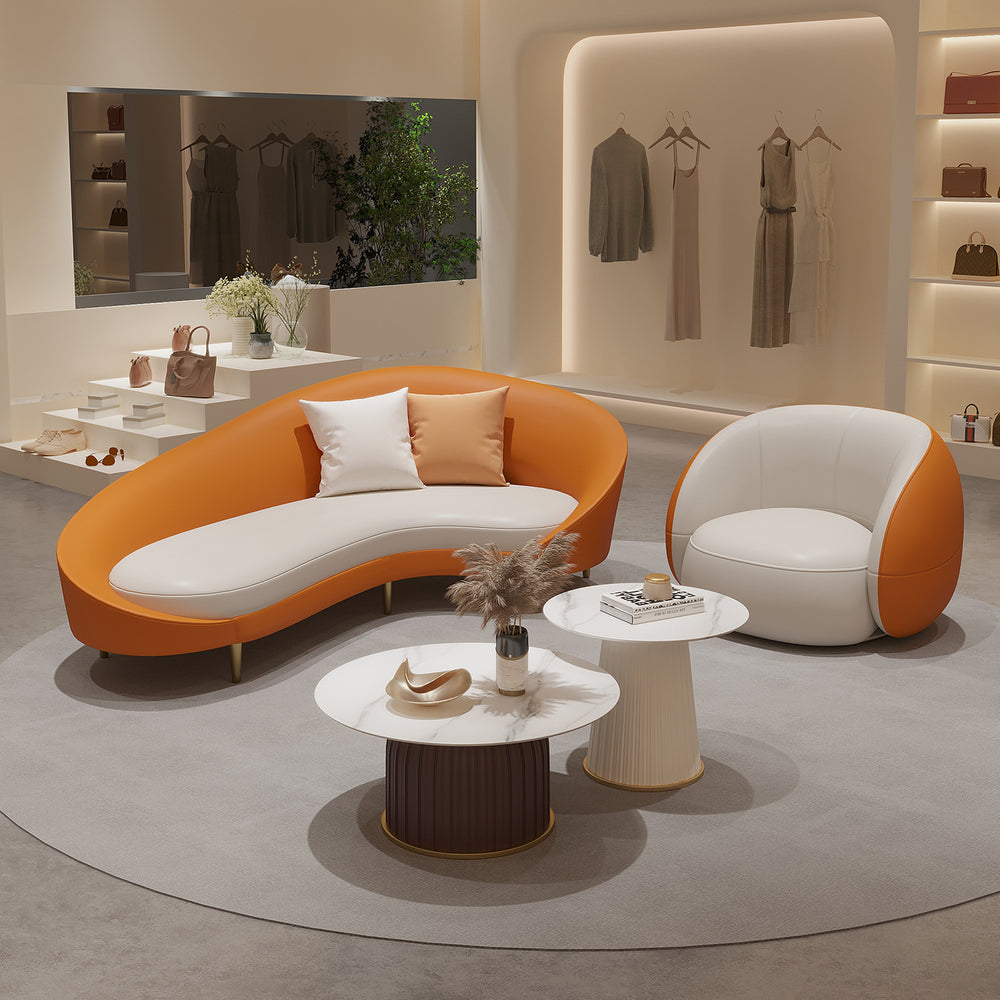 25 new hotel lobby modern minimalist vip lounge reception sofa curved office store negotiation area