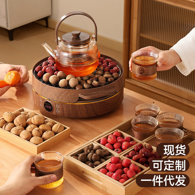 Stove tea making suitfor home glass teapot tea set suit electric ceramic stove indoor tea making multi-functional appliance