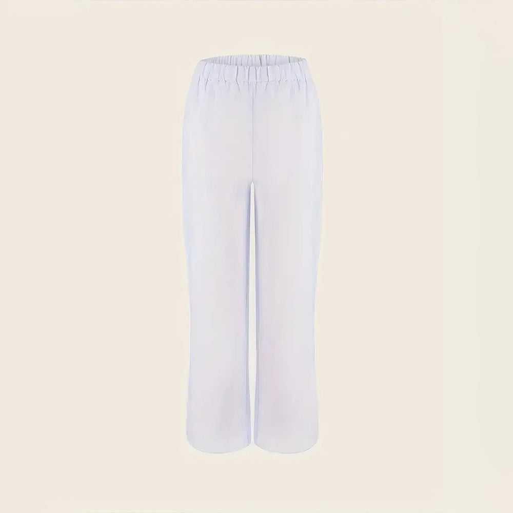 Amazon  european and american cross-border fashion casual set: tank top & wide-leg pants - perfect for vacation or lounging at home (two-piece outfit)