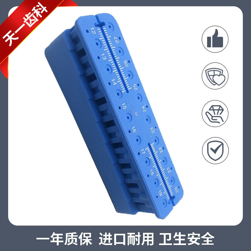 Dental root canal tooth glue tip measuring table ruler can be sterilized at high temperature Commercial emery head grinding needle Dental cleaning department