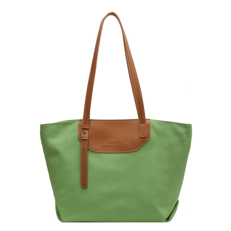 Casual large-capacity bag 2024 new women's bag fashionable Ruiying commuter shoulder bag foreign versatile large tote bag