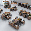 Saint li screen desk chair financial table workstation card slot casual modern staff computer desk