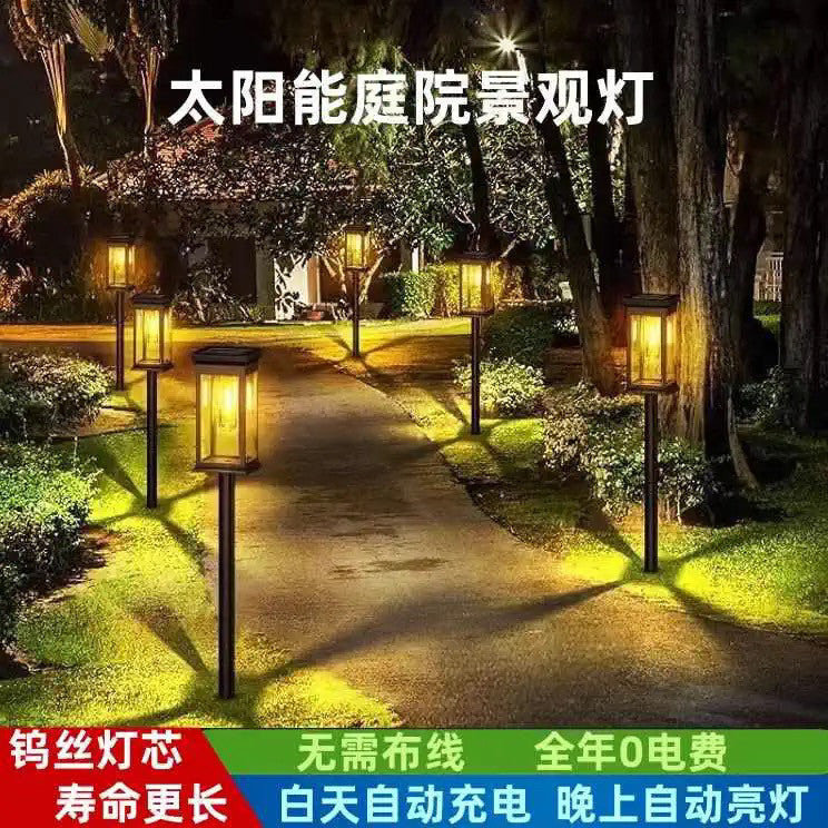 2026 new solar outdoor lights - waterproof decorative garden stake lights for home, patio, and lawn