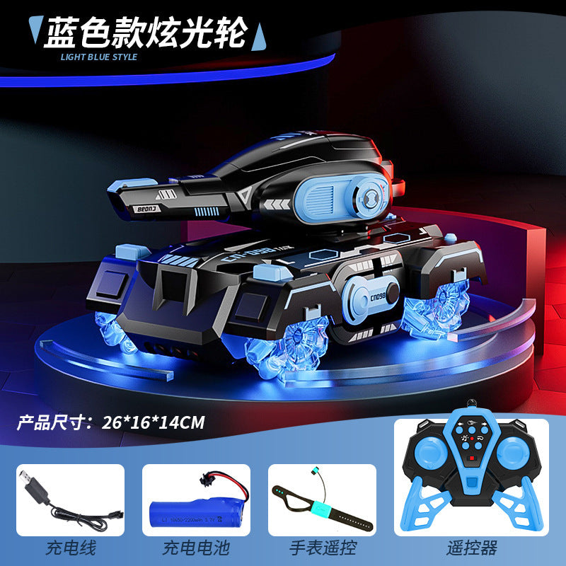 gesture-sensing remote control tank car can send water bombs to the mcnamee wheel remote control tank armor kids toys