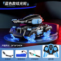 Water bomb tank armored vehicle blue-dual control [with lights]