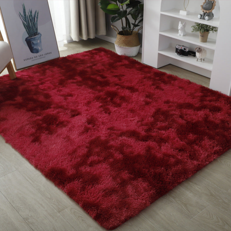 exclusive for home tie-dye carpet bedroom long stuffed carpet modern casual carpet floor mat modern scandinavian