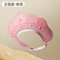 Baby hair washing headband - waterproof, ear-protecting soft silicone kids' shampoo cap - infant bath visor - child water blocker shampoo hat