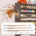 For homemultifunctional all-in-one steel shoe cabinet multi-layer thickened storage cabinet extra thick bedroom storage bold dustproof shoe cabinet