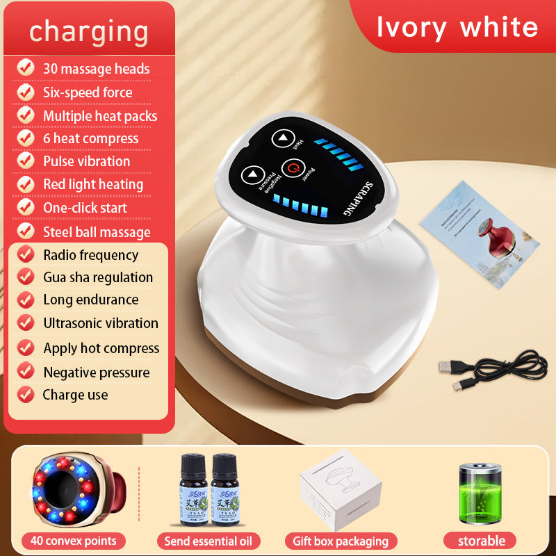 electric negative pressure scraping instrument, whole body hot compress, vacuum negative pressure suction cupping device, for home masseuse
