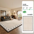 Ice silk mat carpet living room green french cream style summer no-wash wipeable sofa no-maintenance mat floor mat