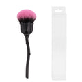 New black rose powder brush - single, soft bristle dusting brush for makeup and nail art - beginner-friendly powder brush