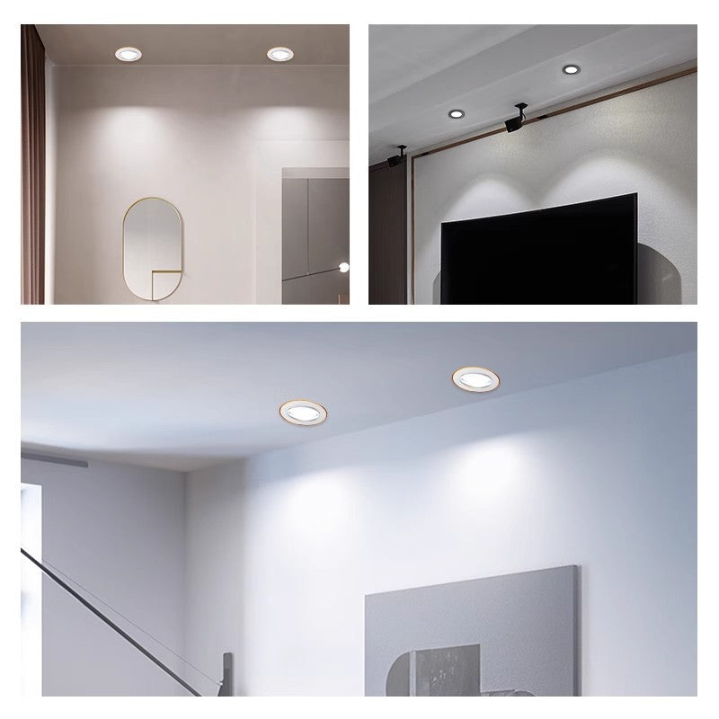 Downlight led embedded 3w opening 5.5 5cm 6cm centimeter spotlight ceiling small chandelier bucket same lamp